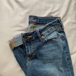 Lucky Brand cuffed cropped jeans